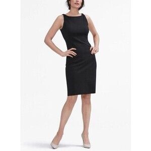 MM Lafleur Black Sleeveless Lydia Sheath Dress Size 8